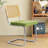 Velvet And Teddy Fabric Upholstered Side Chair With Cane Rattan Back-1464385424-1464385427