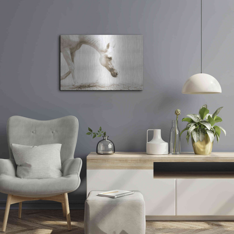 «Trail Horse Sepia» par Kari Brooks, H 16 po x l 24 po