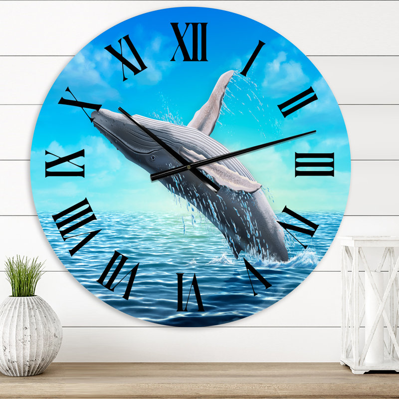 Baleine à bosse - Horloge murale, Petit