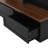 Farmhouse 4-In-1 Hall Tree With Wood Grain Bench - 2 Drawers & Coat Rack For Entryway-2073761250