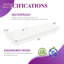 Ensemble de 2 tablettes flottantes Kaboon, 10 x 27 pouces, blanc-1985077095-2006012990