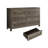 Arlina 54'' W Farmhouse 6 - Drawer Dresser,Rustic Gray-1351941602