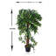 Premium Artificial Ficus Weeping Fig Tree 140 cm Potted Plant, Green
