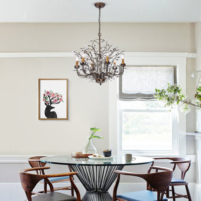 Timberlane 6 - Light Dimmable Chandelier