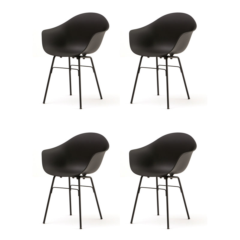 TA Armchair (Set of 4), Black