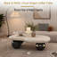 Table basse en forme de nuage, table basse avec 3 pieds sphériques pour le salon-1064876067-1064876093-1064876237