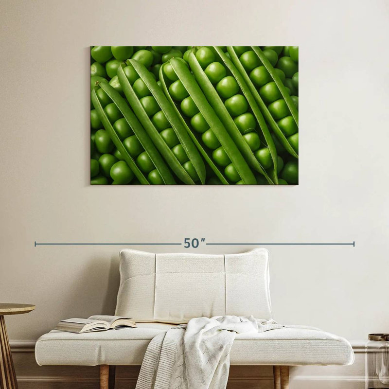 Yarlin Peas, 26" H x 39" W
