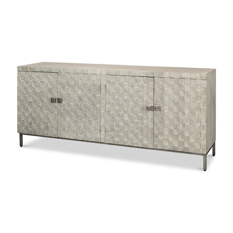 Cubist 79'' W Solid Wood Sideboard