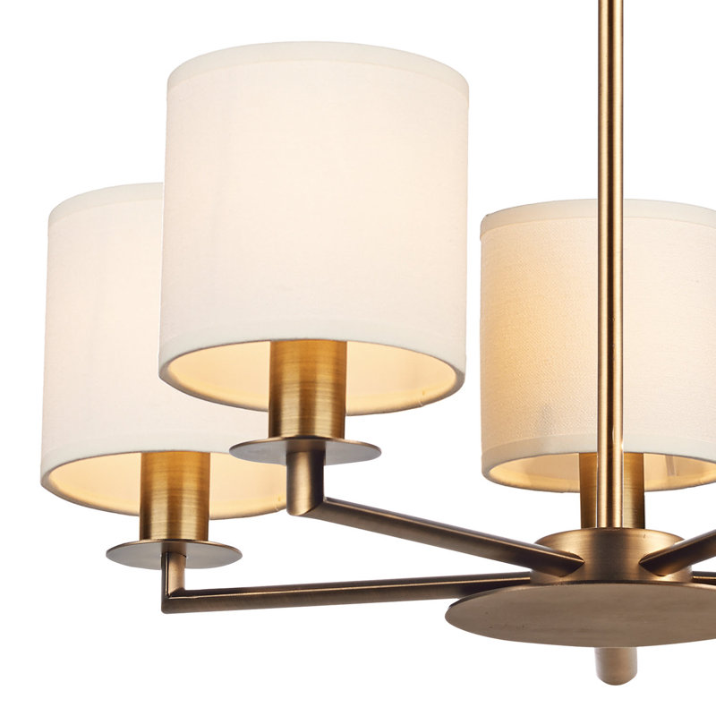 Catlin 5 - Light Candle Style Chandelier, Bronze