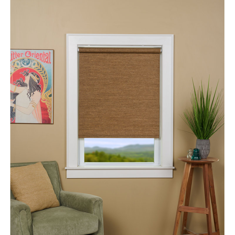 Rideau semi-transparent Almanzar, L 40 po x L 72 po, Brown
