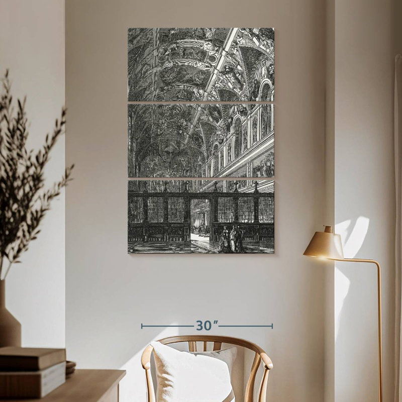 Lilie Sistine Chapel Ceiling, 65'' H x 42'' W