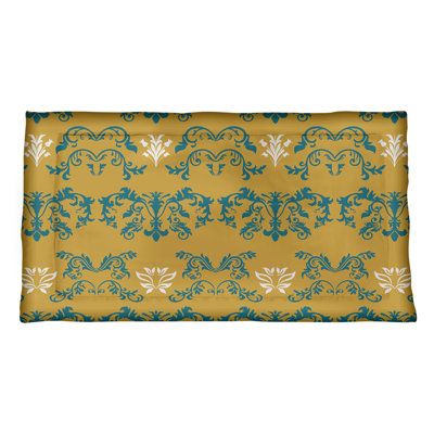Football Baroque Pattern Pillow Sham