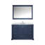 Dukes 48"  Single Vanity, Square Sink And 46" Mirror W/ Faucet-1147581498-1091181434