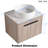 Mackayla 23.6'' Single Bathroom Vanity with Ceramic Top