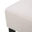 Tabouret de comptoir 2 pièces Kd, tissu beige, bois, P 18,04 po x l 21,83 po, H 36,8 po, paire de tabourets, base en bois massif, base en bois massif, 18,04 po, profondeur 21,83 po, largeur 37,73 po, finition contemporaine
