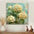 Vintage Beige Hydrangea Petite Blooms II - Hydrangea Wall Decor-718050151-718050148