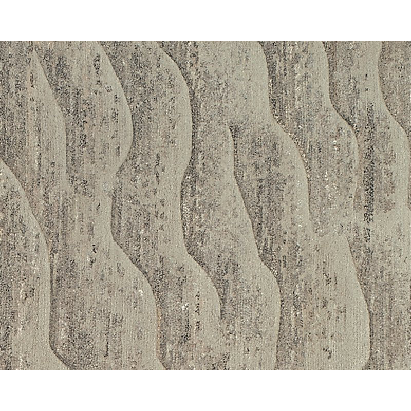 Dunes Wool Area Rug in Gray, Rectangle 2' x 3'