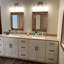 Fontanez Farmhouse Wood Bathroom Wall Mirror-895077581