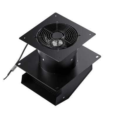 Ventilateur d'extraction à travers le mur de 6 pouces, ventilateur à grande vitesse 205 CFM avec moteur CA silencieux pour la salle de bain, le garage et la salle de lavage