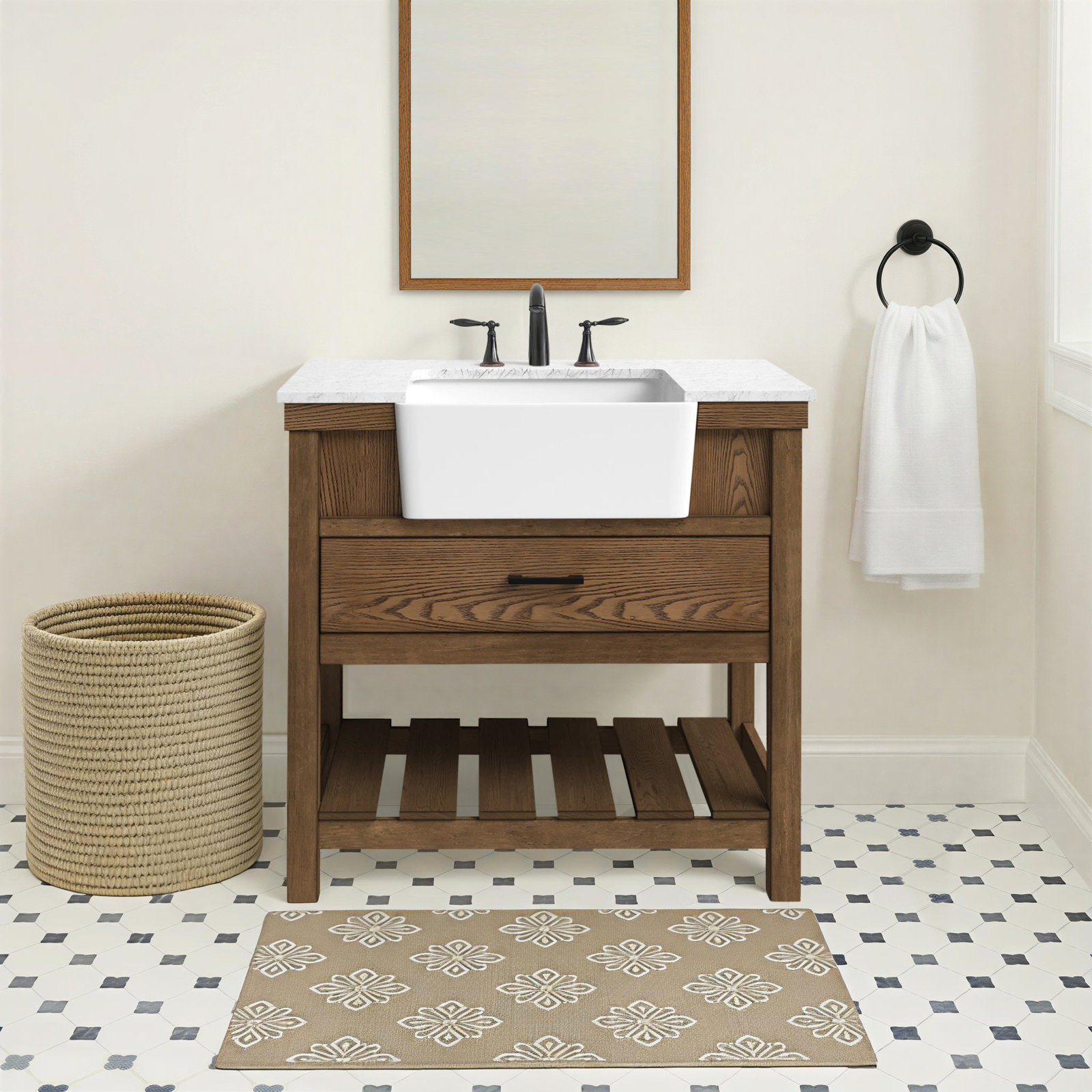 Pelaghia 36'' Single Bathroom Vanity, Driftwood