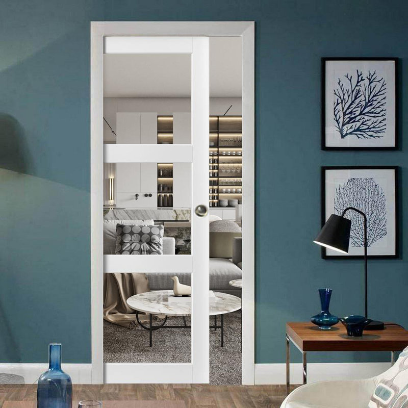 Porte blanche Lucia, 42 po x 84 po