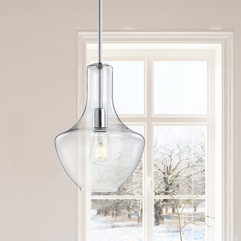 Raymonde 1 - Light Pendant, Chrome, 19" H x 13.25" W x 13.25" W