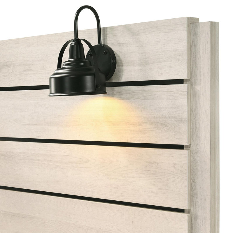 Lit plateforme à profil bas Hanrietta, Blanc antique, Double