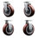 4-Piece Polyolefin Caster Set
