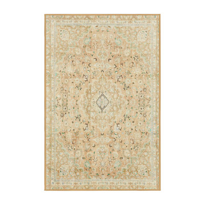 Tapis décoratif multicolore à motif abstrait