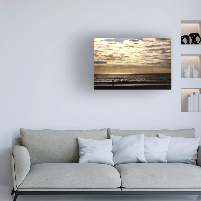 «Landscape Beaches 3» sur toile, H 12 po x l 19 po x P 2 po