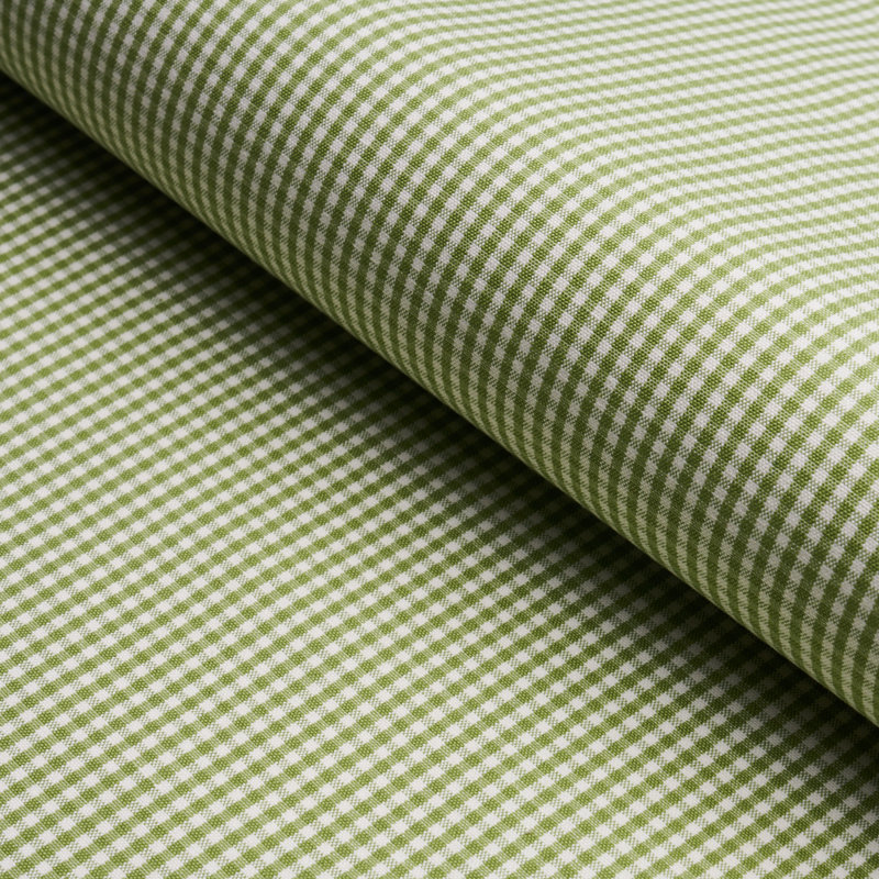 Barnet Cotton Check Fabric, Green