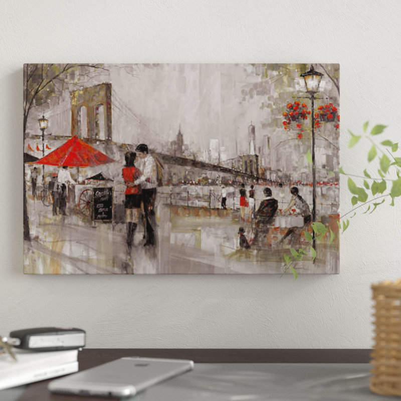 «New York Romance», impression sur toile, H 12 po x l 18 po x P 1,5 po, Toile tendue