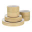 Creatable, 21531, Futuro White Sand, 12-Piece Plate Set