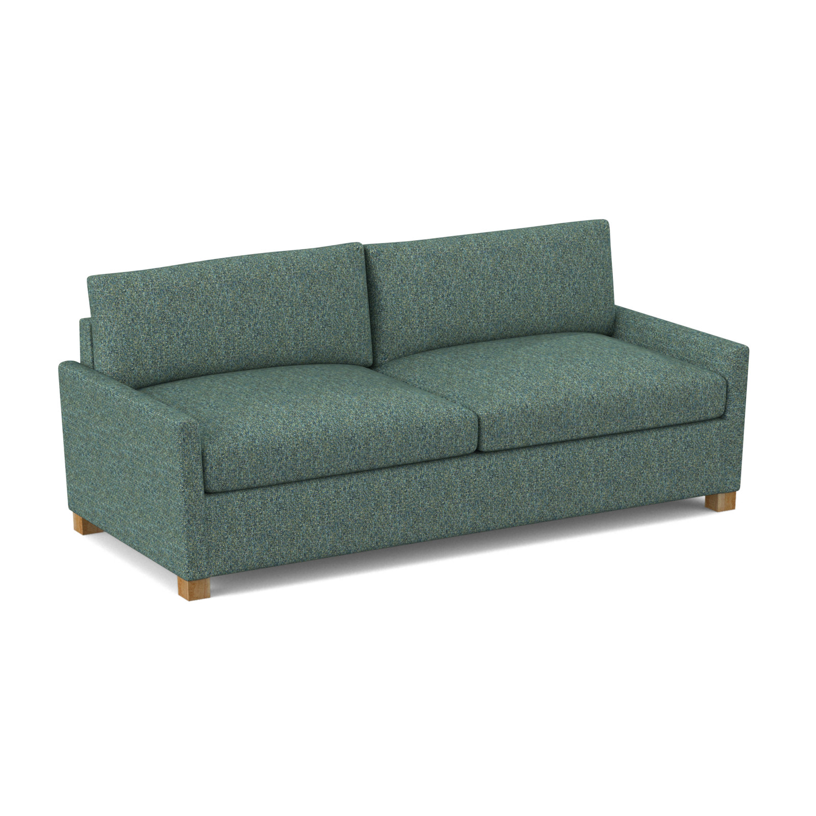 Louisa 87" Sofa Bed, Connelly Peacock Performance Tweed