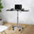 Eric 35.75'' H x 18.5'' W Laptop Cart with Wheels