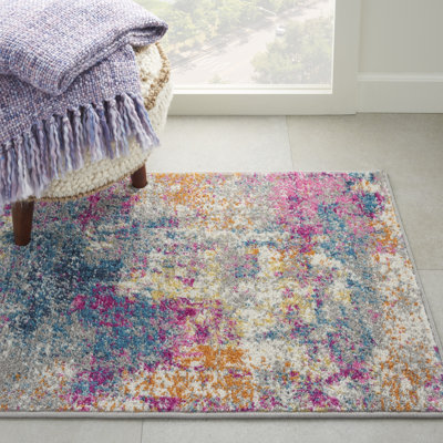 Tapis ivoire en polypropylène tissé à la machine