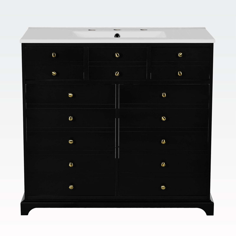 Meuble-lavabo 36 po avec lavabo en résine