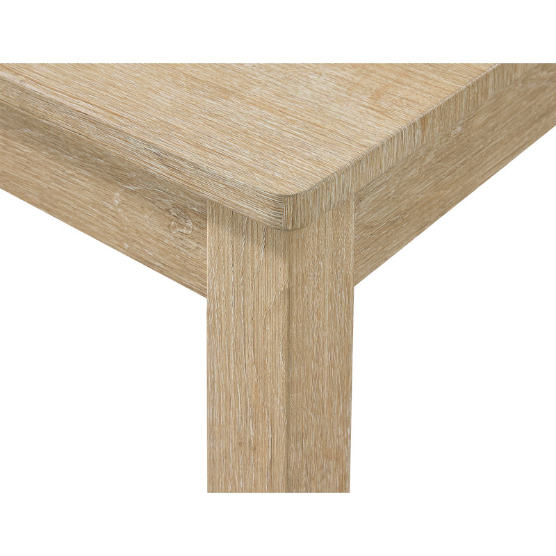 Table carrée en chêne clair Clover