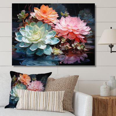 Succulents Succulent Reflections - Floral Wall Decor