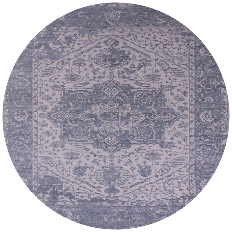 Malton Oriental Indoor Rug, Round 7'