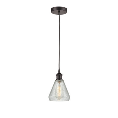 Luminaire suspendu conique à 1 lumière Petronille