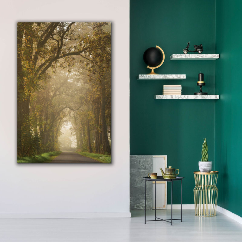 «Moody Treescape» par Martin Podt, art mural épique Graffiti, 40 po x 60 po
