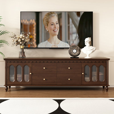 French retro storage cabinet TV stand
