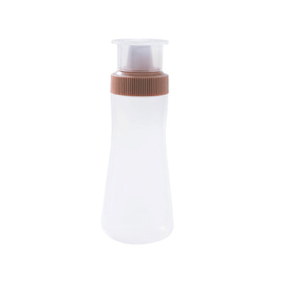 Bouteille d'eau à condiments pressant des bouteilles de 11 onces avec des bouteilles de condiments chauds à couvercle rabattable pressant des condiments liquides à l'huile