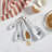 Mason Craft & More 4 -Piece Ceramic Measuring Spoon Set