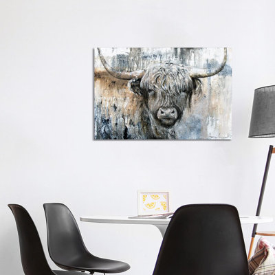 Highland Cow II- Gallery-Wrapped Canvas Giclée