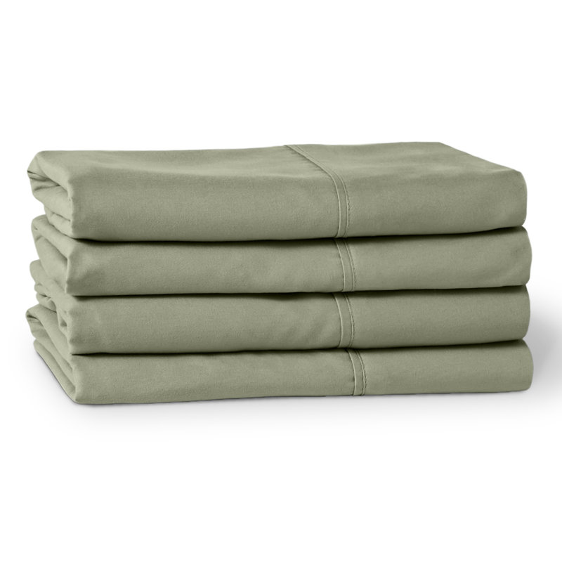 Ultra-Soft Microfiber Pillowcase, 4 Standard Pillowcases, Sage