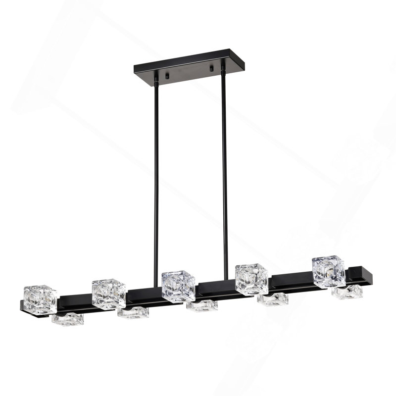 Lustre rectangulaire pour salle à manger