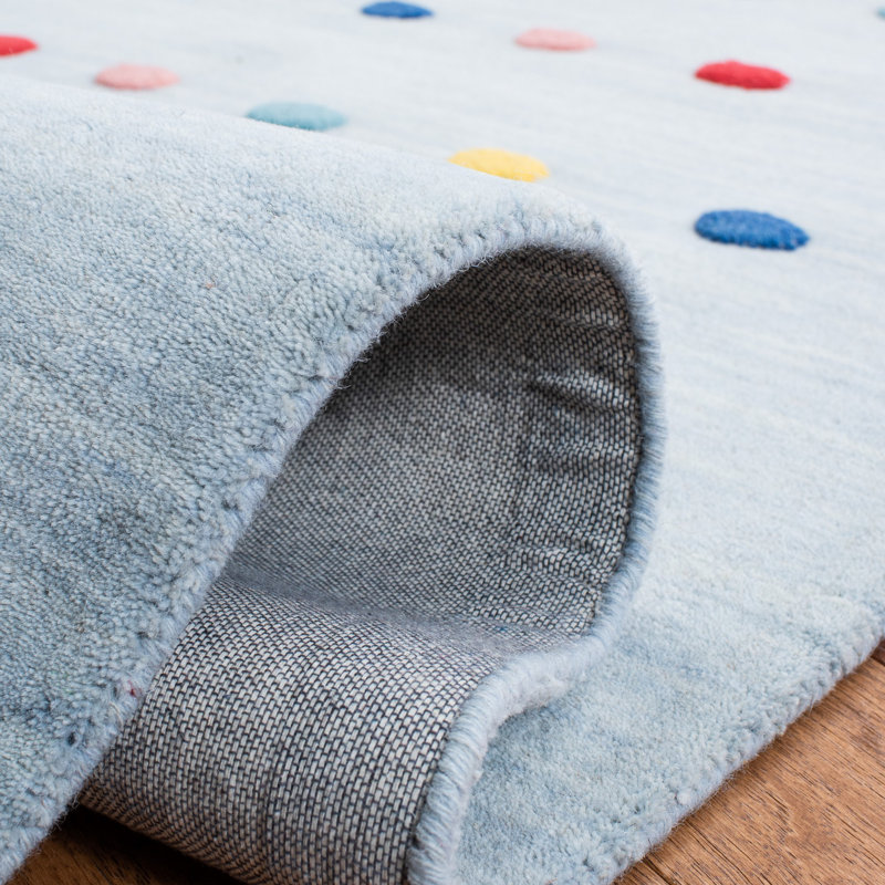 Cuyahoga Hand Loomed 70% Wool, 20% Latex, 10% Cotton Rug, Square 5'