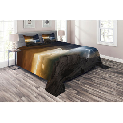 Rustic Polyester Coverlet